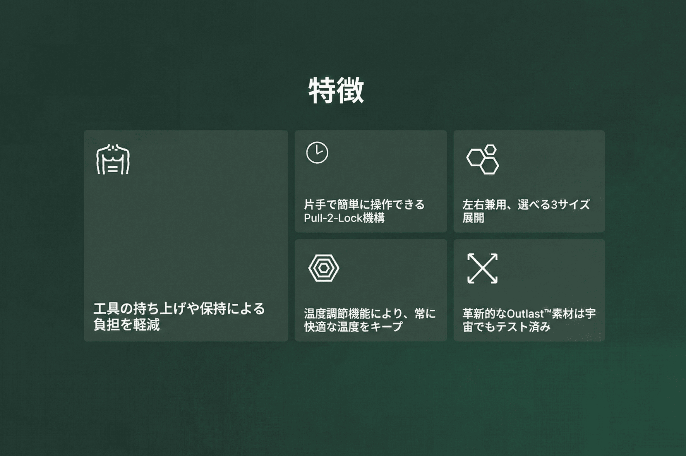 CX SOFT WRIST 特徴